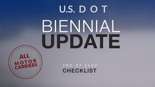 U.S. DOT BIENNIAL UPDATE