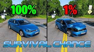 Best of Realistic Survival Chance Crashes #2 | BeamNG.drive