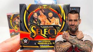 HUGE CM PUNK Hit in 2024 WWE Panini Select Hobby Box