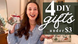 4 quick and lovely DIY gifts under $3 each!  + a giveaway