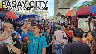 PARANAQUE CITY "Baclaran Market Super Crowded City Life": Metro Manila Explore (12.14.24: 4K-UHD)