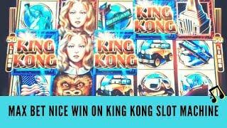 MAX BET NICE WIN ON KING KONG SLOT MACHINE - SunFlower Slots