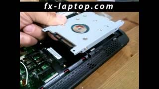 Disassembly Asus K52F - replacement, clean, take apart, keyboard, screen, battery