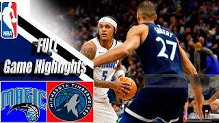 Minnesota Vs. Orlando Magic FULL Game 1st Highlights | NBA 2024