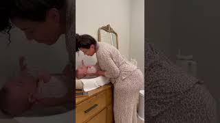 morning routine of a new mom with 3 month baby)