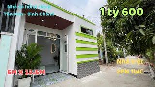 Nhà sổ hồng riêng DT 5x12.5m Nhà trệt 2PN 1WC | Nhà đất Phi Lâm #batdongsan #nhabinhchanh #nhadep