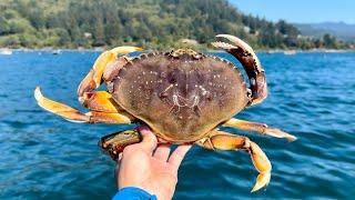 Early October Dungeness Crabbing and Fishing In Tillamook Bay