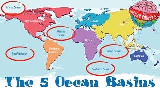 The 5 Oceans of the World