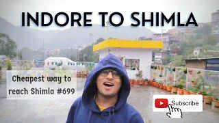 Indore to Shimla under 1000 || Beautiful Road & Train journey from Indore to Shimla