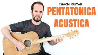 Cómo usar las 5 Posiciones Pentatónica con la Acústica - Guitarra Fácil