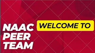 #welcome to the NAAC Peer Committee