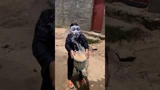 Mr Anonymous mask amazing ice water challenge #anonymousmask #anonymous #icebucketchallenge