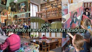 pov: you study at world's best Art Academy - Imperial Academy of Arts VLOG