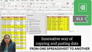 Easiest way to copy paste cells in excel to another worksheet |copy paste data in Excel