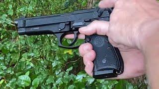 Demonstration of Function and operation, Beretta 92 Double Action to Single Action