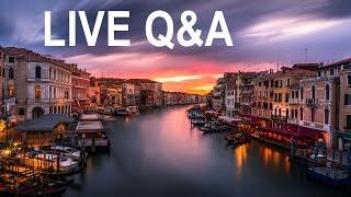 Serge Ramelli Live Stream Q and A Travel landscapes