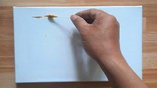 how to draw landscape easy |Easy acrylic painting techniques |Tho art #171