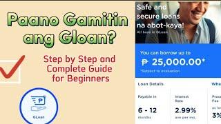 Paano  Mangutang at Mag Loan sa Gcash 2024 |Gloan Updated