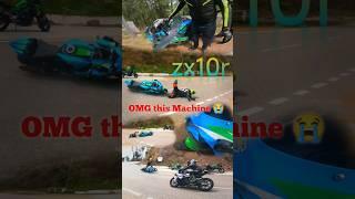 Zx10r live crash #short lookat this #viral#jammu#zx10r#explore#crash#bikeride#motorcycle#motoride