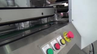 tapes shrink packing machine, horizontal flow pack