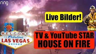 Las Vegas - HOUSE ON FIRE - Haus von TV & YouTube Star abgebrannt