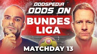 Odds On: Bundesliga - Matchday 13 - Free Football Betting Tips, Picks & Predictions