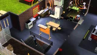 The Sims 3 Ambitions : firefighter job! with sound (HD)!!!!