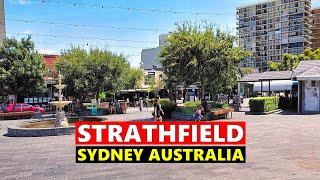 STRATHFIELD Town Centre, Sydney Australia Walking Tour | Strathfield NSW Australia