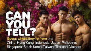 Where Are They From?  Fun Quiz with Asian Guys 