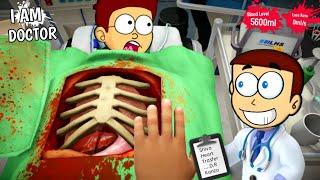 Kanzo is Doctor ? Surgeon Simulator | Shiva and Kanzo Gameplay