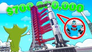 Roblox Oggy Build Big A Space Shuttle With Jack In Rocket Tycoon