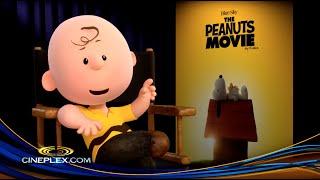 Charlie Brown and the cast of The Peanuts Movie