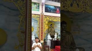 Tranh thờ phật trang trí chánh điện chùa trang nghiêm p2