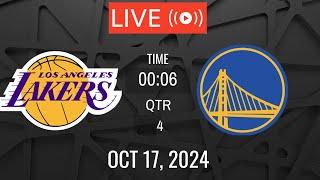 NBA LIVE! Los Angeles Lakers vs Golden State Warriors I NBA PRE SEASON  I October 17, 2024 LIVE 2K25