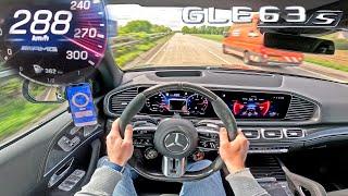 2024 Mercedes-AMG GLE 63 S // V8 MONSTER on the GERMAN AUTOBAHN