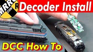 A Man shows How to Install a DCC Decoder in a DCC Ready Locomotive