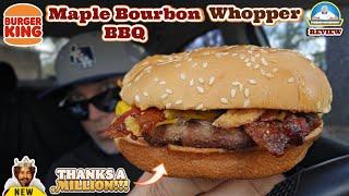 Burger King® Maple Bourbon BBQ Whopper Review! | Thanks A Million Contest! | theendorsement