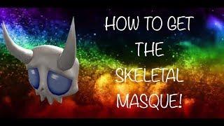 How to get the new SKELETAL MASQUE in the ROBLOX 2018 Halloween event