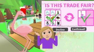 Adopt Me Trading Proofs Video: I got a Mega Flamingo I named Christina Aguilera - by Lavender