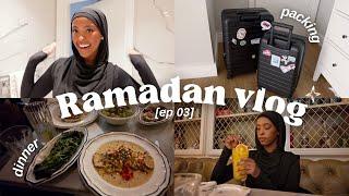 RAMADAN VLOG  pack with me for Dubai, iftar + life in London!