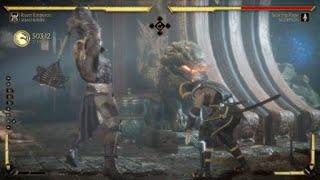 Mk11 Shao Kahn (Risen Emperor) Max Damage with 1 Krushing Blow (Midscreen Only)