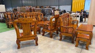 Nội thất giá rẻ - Đồ gỗ hố nai giới thiệu salon phòng khách #noithatgiare #dogohonai