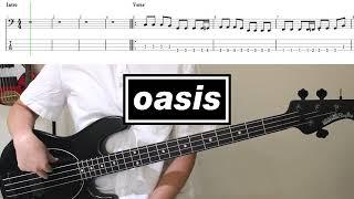 Recommended practice songs for beginners│Oasis - Don't Look Back In Anger│BASS TAB│