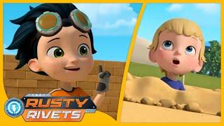 Rusty’s Mega Stacker | Rusty Rivets | Cartoons for Kids