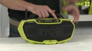 La radio stéréo 18 V  sans fil Ryobi  ONE+ R18RH