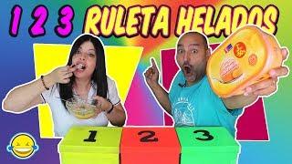  1 2 3 Ruleta Misteriosa de Helados | Mezclamos helados | Momentos Divertidos