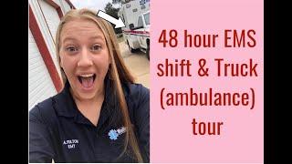 48 hour EMS Shift/Days in the life/ Truck (ambulance) tour