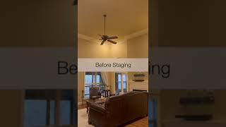 Home Staging Before and After  | Birmingham Alabama - Dianna Howell - The Howell Group