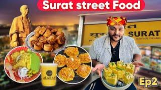 Most iconic Surat, Gujarati Street Food tour || Shreeji Locho, Jai Shankar Lassi, Ganesh Aloopuri