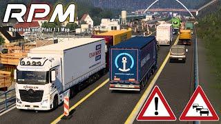 ETS2 1.50 I RPM - Rheinland & Pfalz 1:1 Map  LIVE [2716] EURO TRUCK SIMULATOR 2